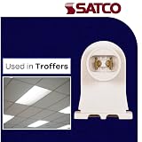 Satco Quickwire Terminals Accept Up to 18 Gauge Solid Or Tinned Leads Slide-On Shallow Base Rapid Start Strip 3/8"-1/2"; Part Number 80-1498(1 Pack) – view 2