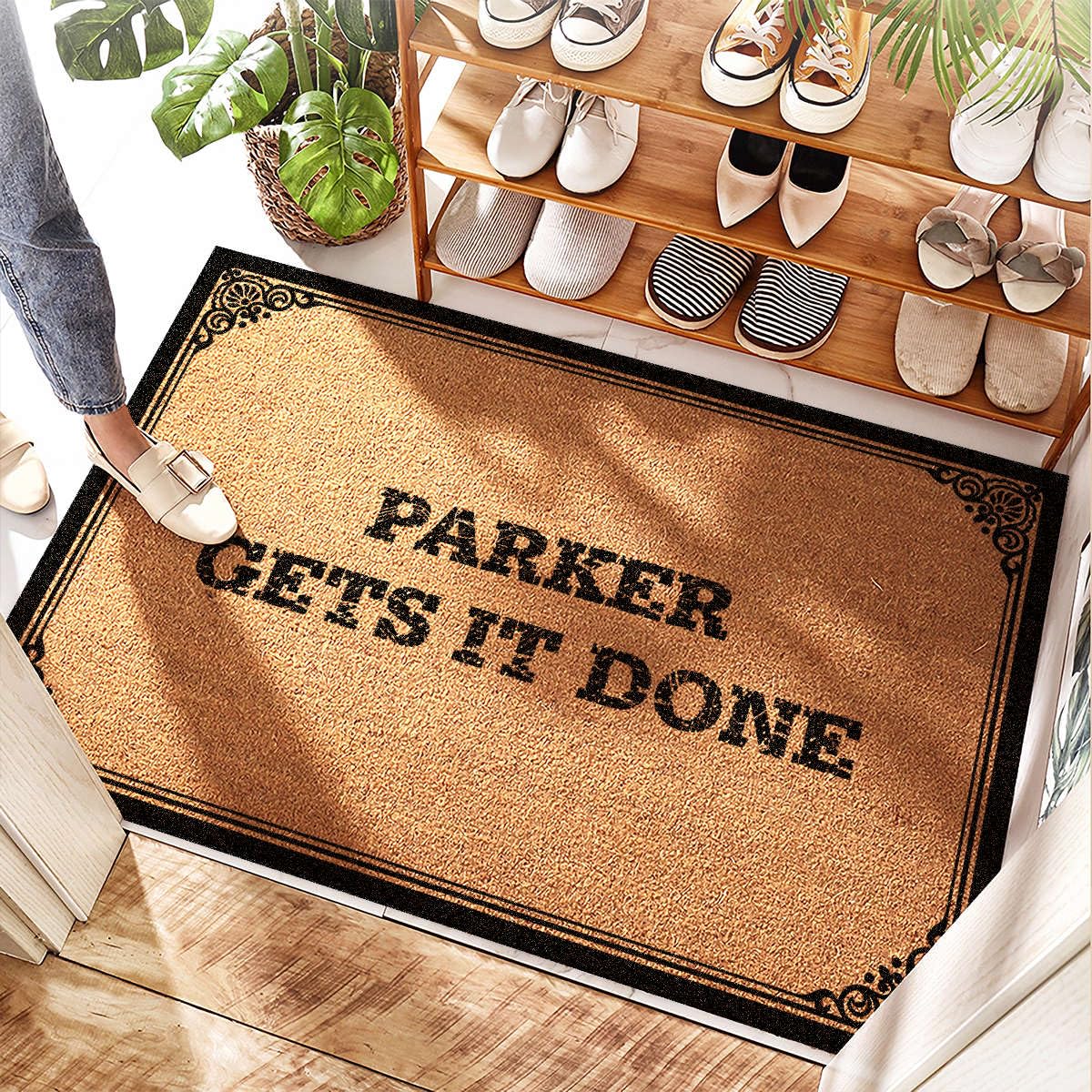 Paillasson d'entrée anti-sable Cgear 40x60 cm tapis extérieur