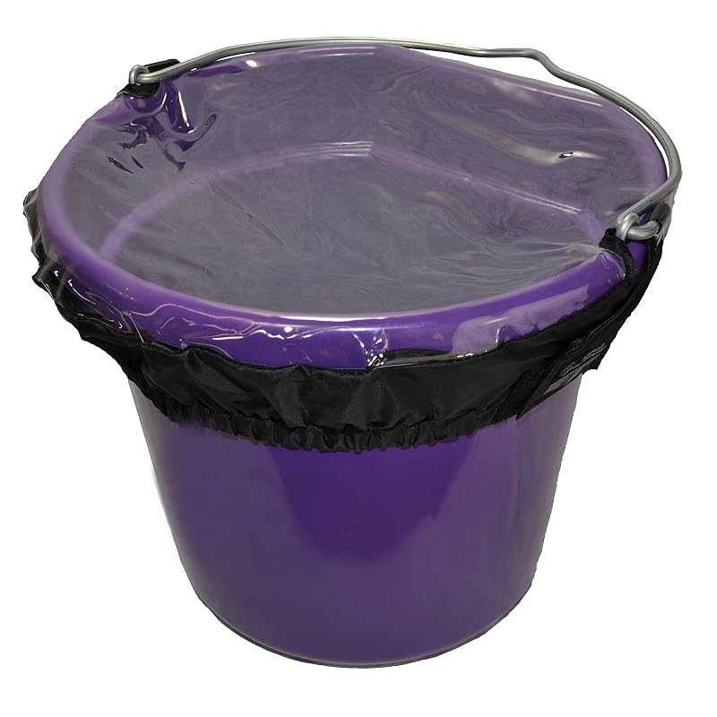 Tampa Transparente para Balde de Alimentação Equina Horse Spa Products 18,9 L Intrepid International