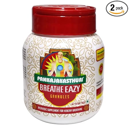 Ayucine Forever Pankajakasthuri Breathe Eazy Granules- 400 GM x Pack of 2