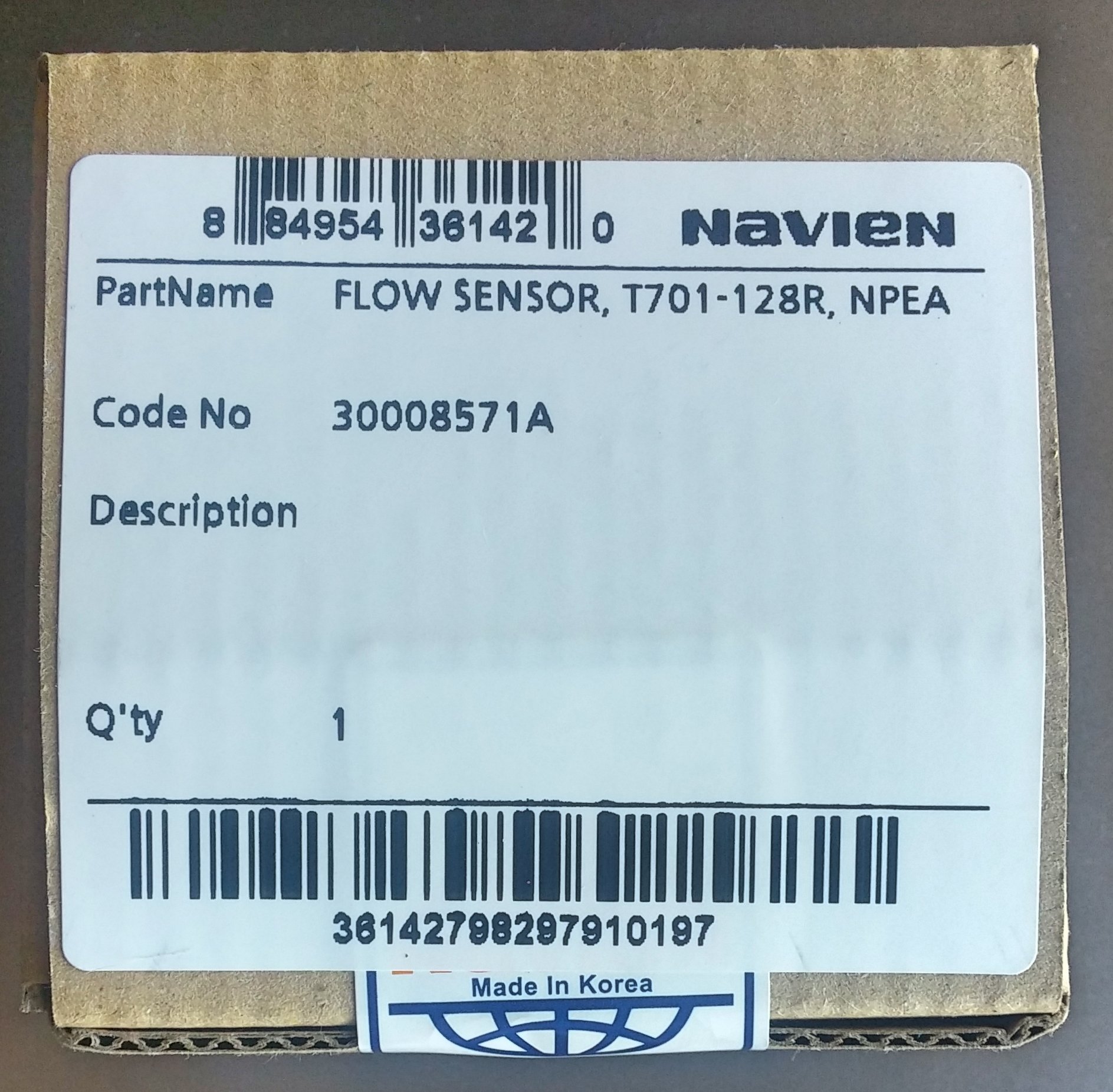 Navien Flow Sensor 30008571A, NPE A, T701-128R