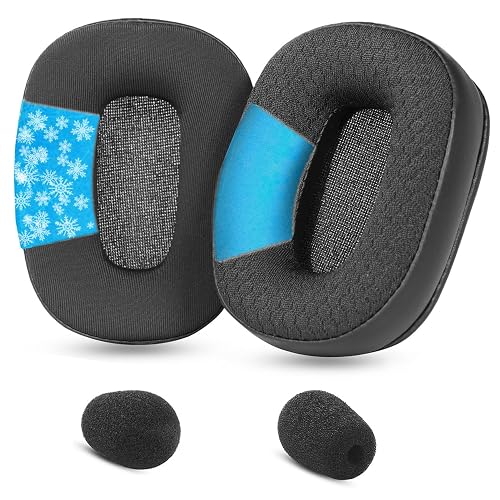 YunYiYi B450XT Replacement Earpads for BlueParrott B450-XT/S450 Headset | Ear Pads with Softer Memory Foam High Density Noise Cancelling Foam Added Thickness-Black