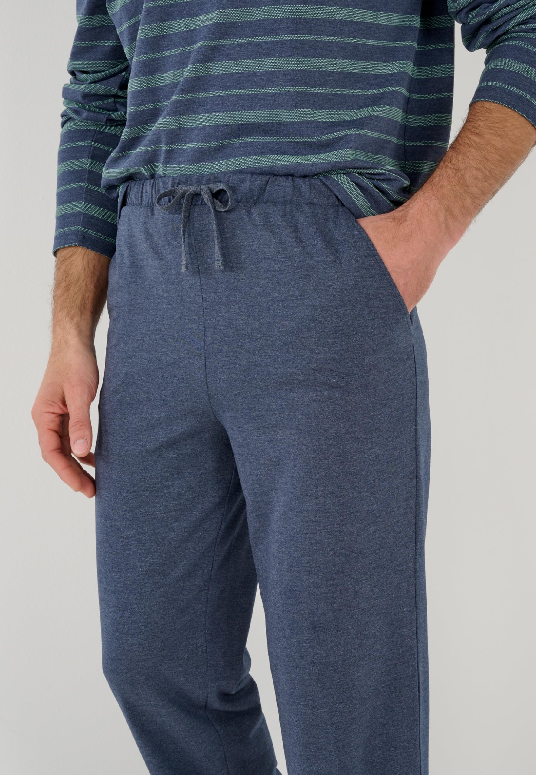 Damart Pyjama Maille Jersey Thermolactyl Homme Bleu M