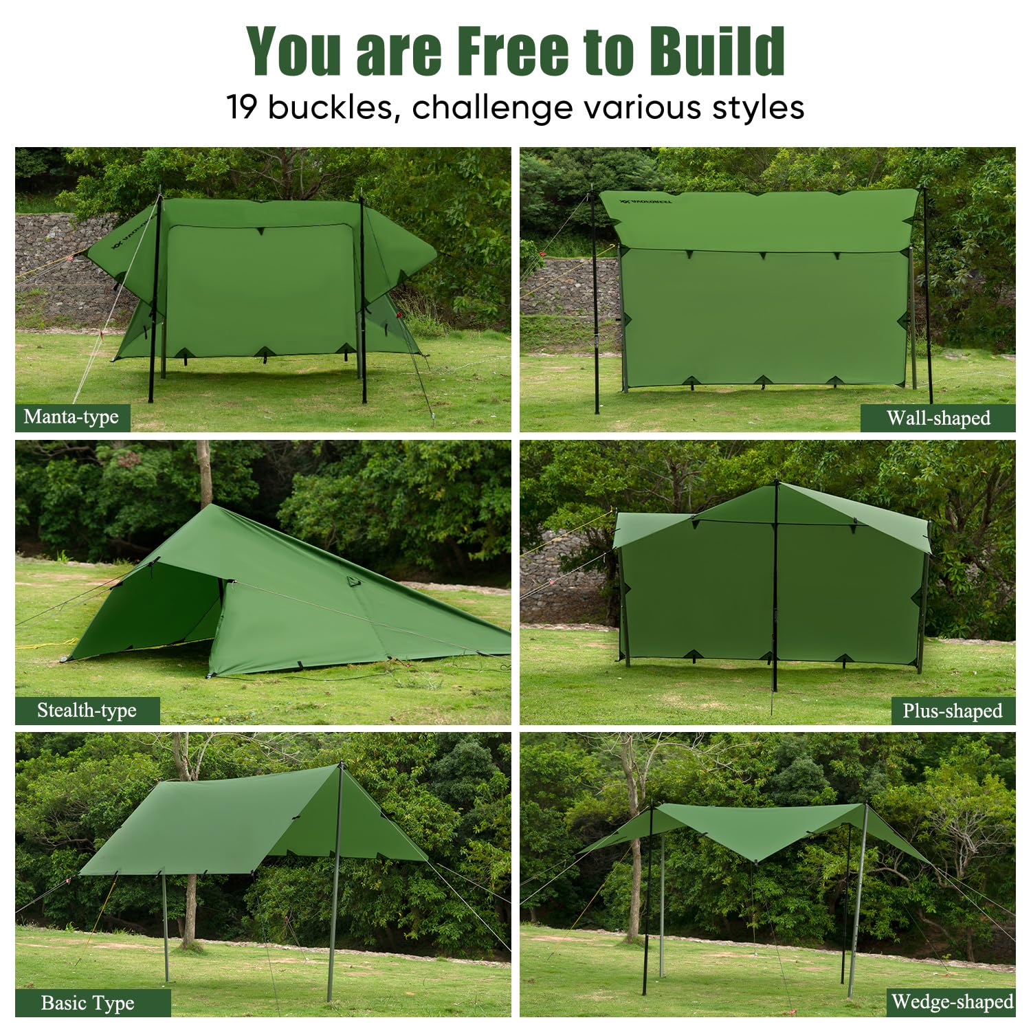 Campfest waterdicht grondzeil 2 x 3 meter groen kopen