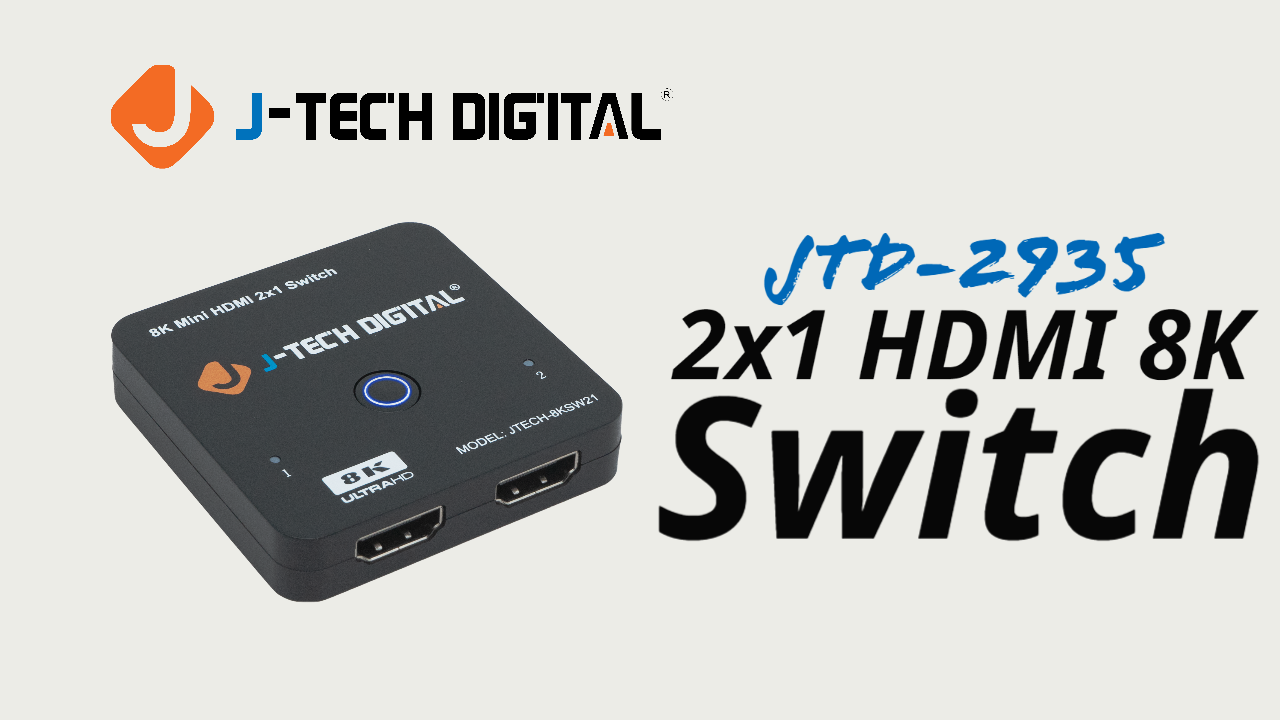 Amazon.com: J-Tech Digital 8K HDMI 2.1 Mini Switch 2 in 1 Out