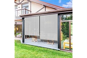Outdoor Roller Blind for Sun Protection and Privacy