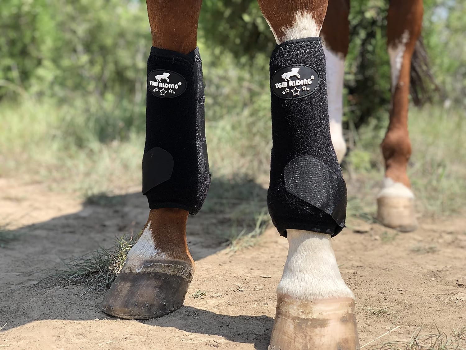 TGW RIDING Equine Sports Medicine Ventech Elite Front Leg Boot Horse Leg Wraps Horse Boots, Pair