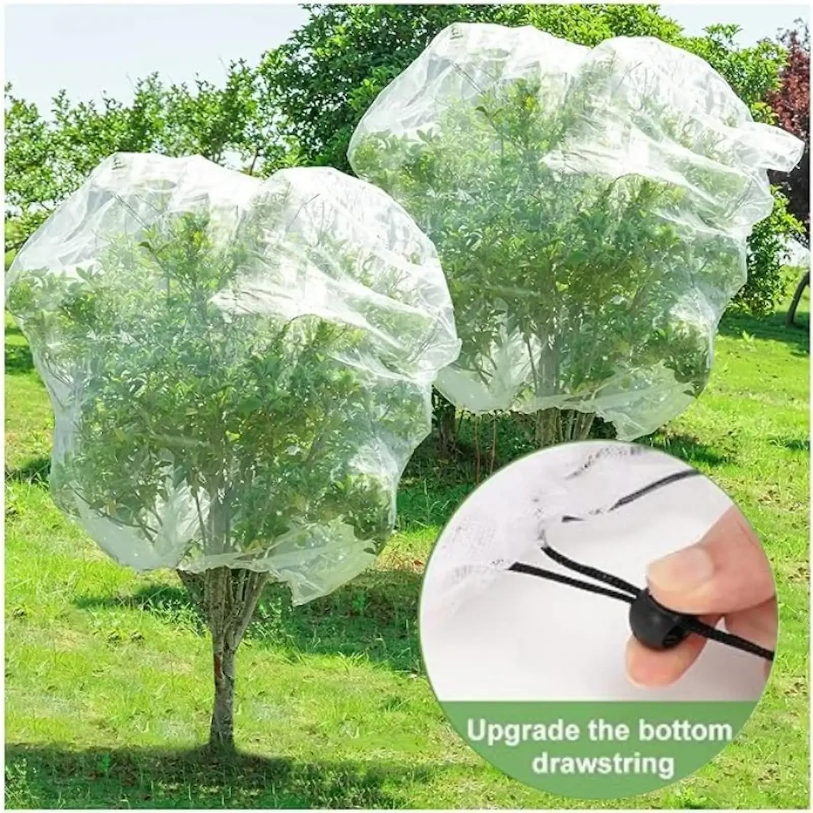 Red Antipájaros, 3 Piezas 2 * 10 M Red Verde Para Pájaros De Jardín Para Redes De Protección De