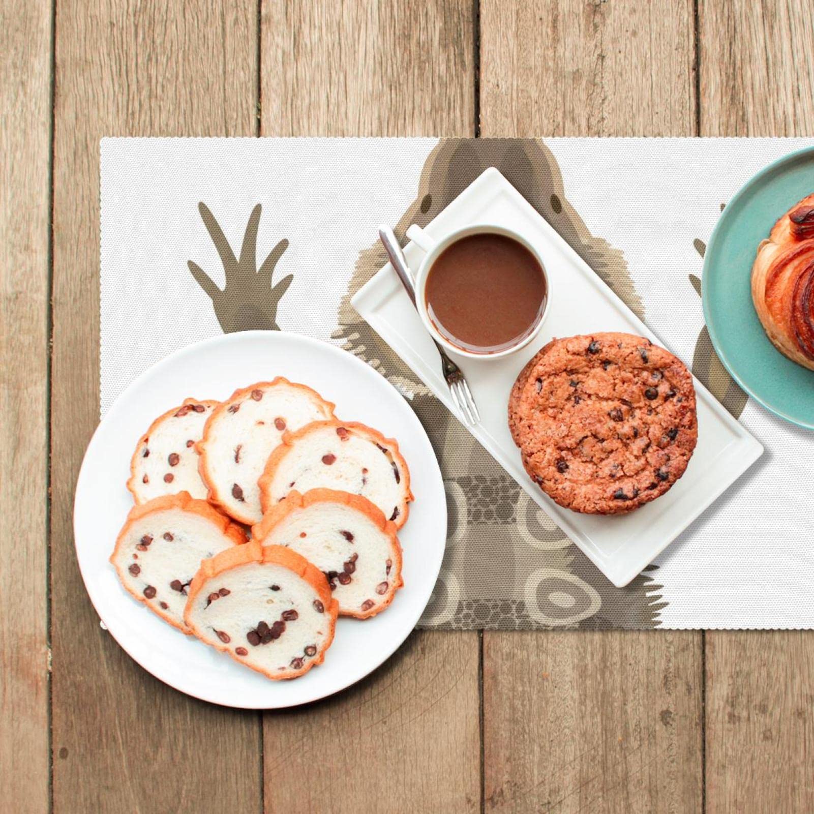 Amazon.co.jp: ランチョンマット 洗える キッチン テーブルマット 6枚