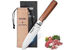 Huusk Folding Chef Pocket Knife: Ultimate Culinary Precision, Unfolded