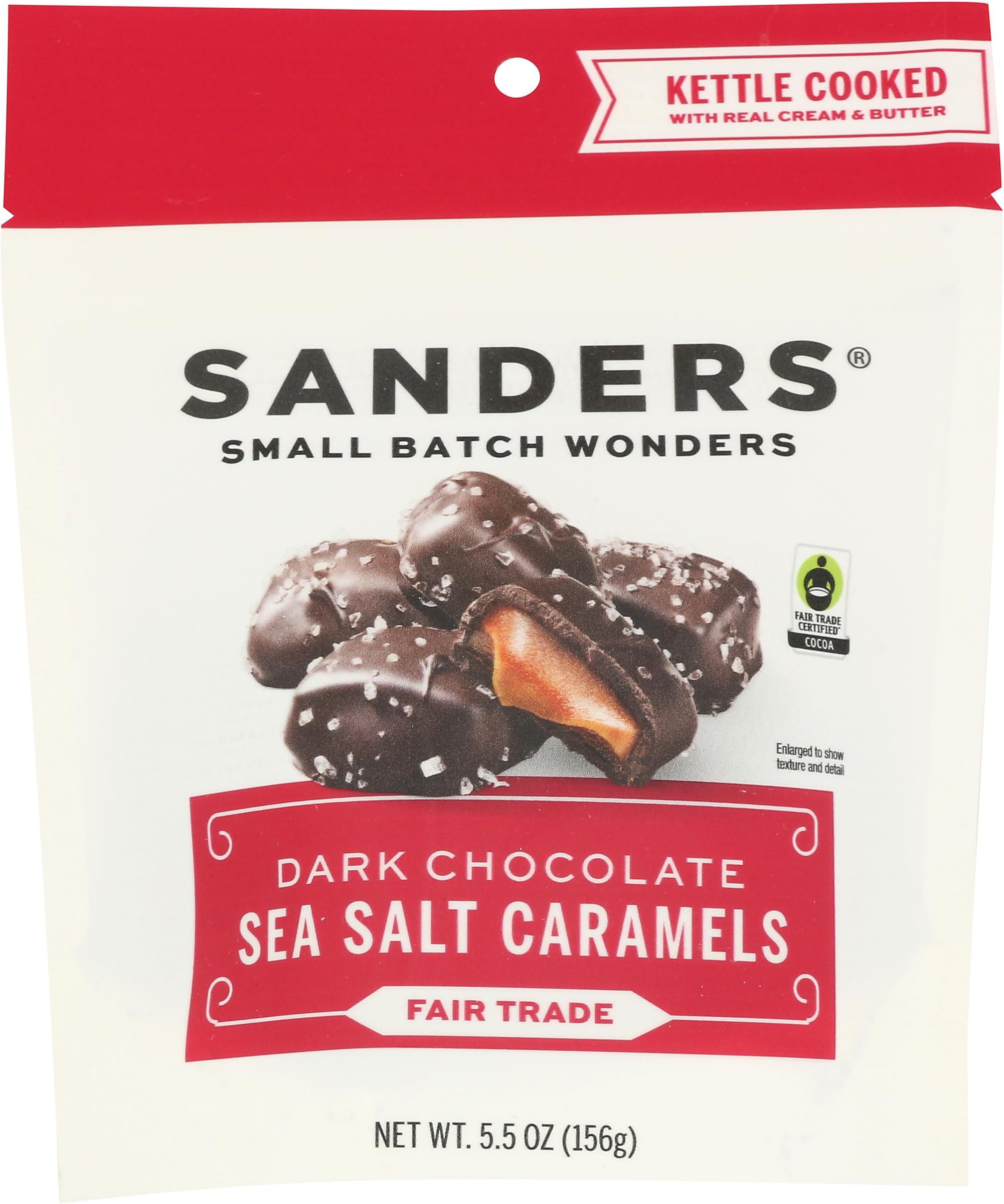 Caramels Sea Salt Dark Chocolate, 5.5 Ounce