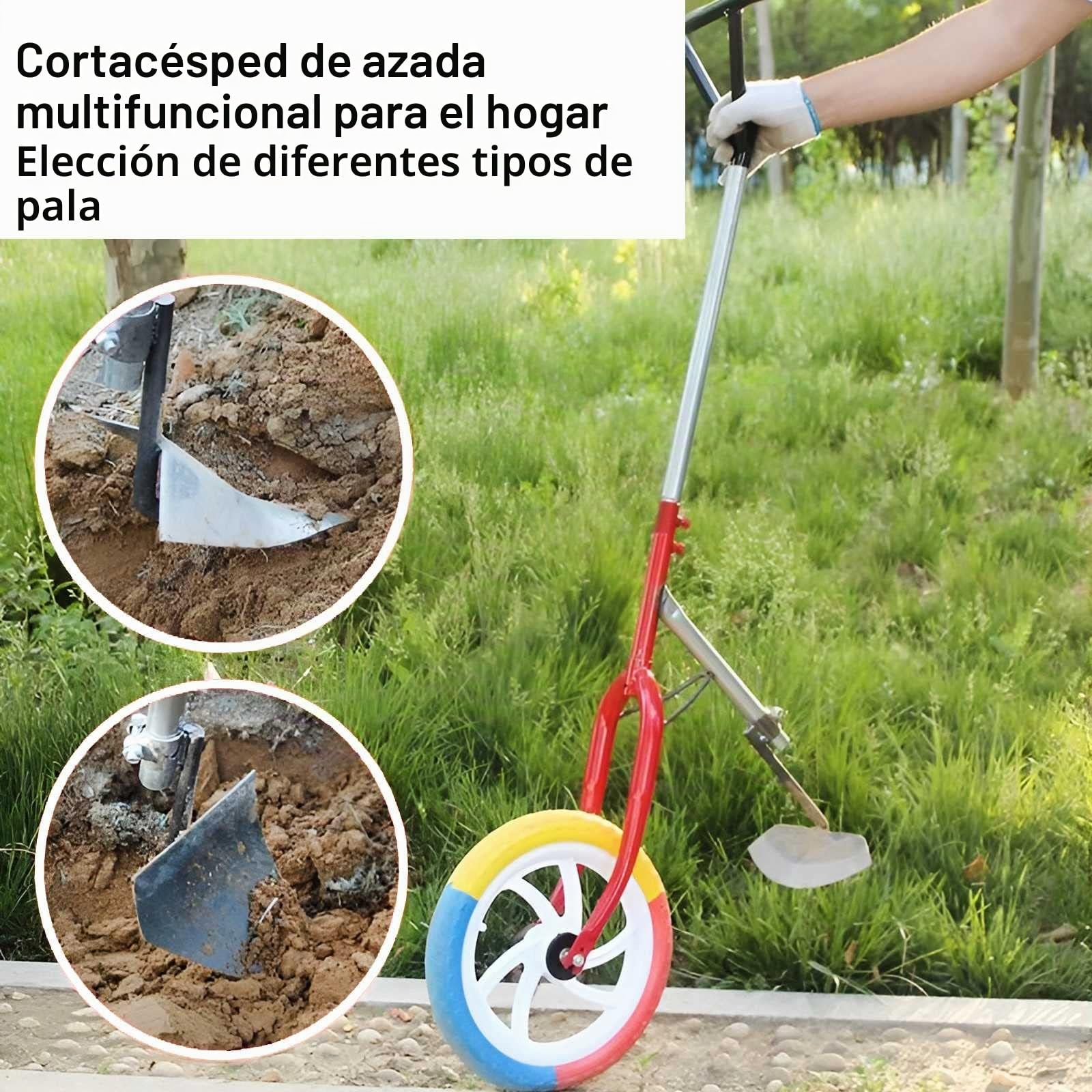 Cultivador De JardíN, Reja Altura del Mango Ajustable Ligero Y Compacto Se Utiliza para Desherbar, Abrir Zanjas, Aflojar Y Remover La Tierra Regalo para El Jardinero