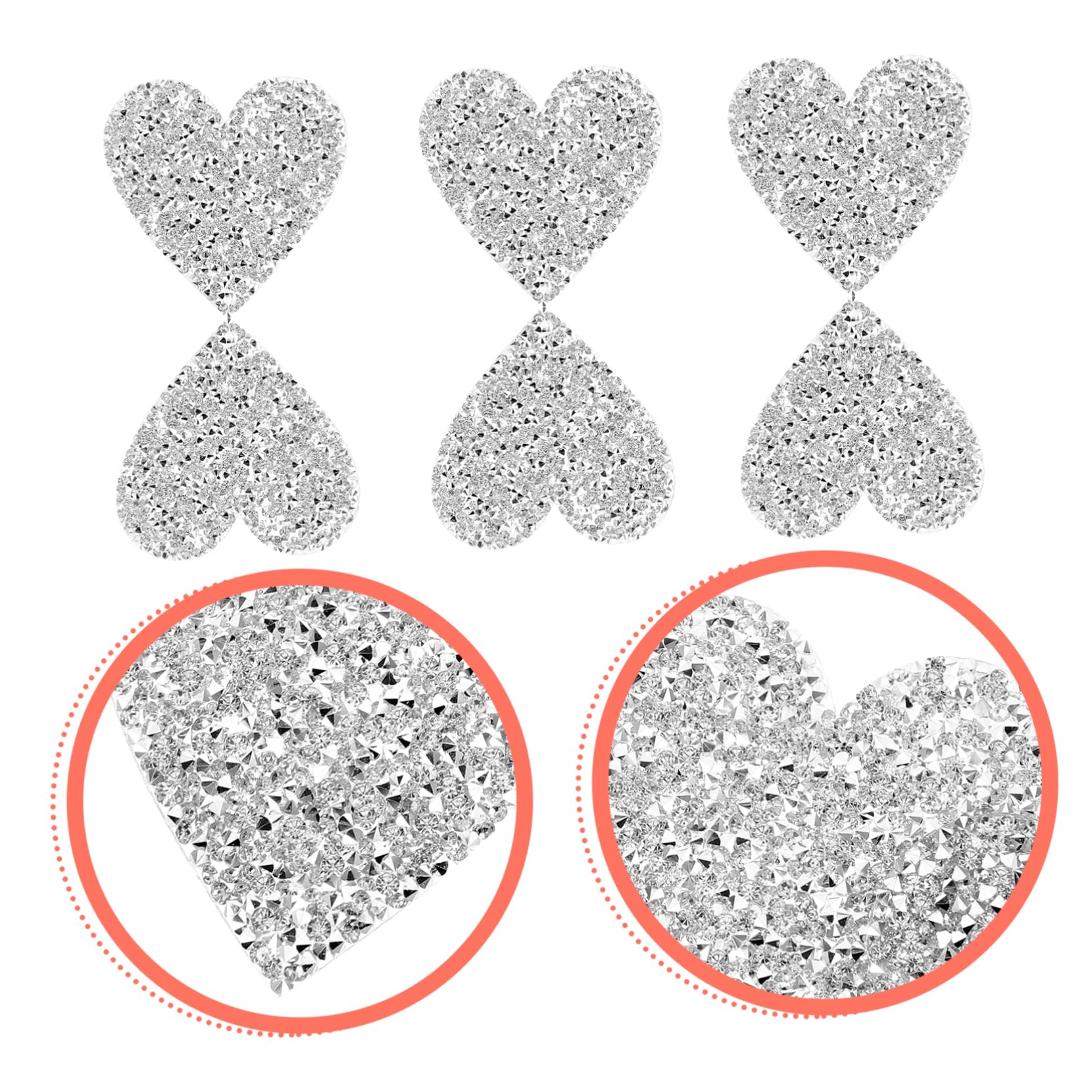 Lurrose 18pezzi Toppe Per Decorazioni Abbigliamento e Borse Adorabili Patches Termoadesive Per