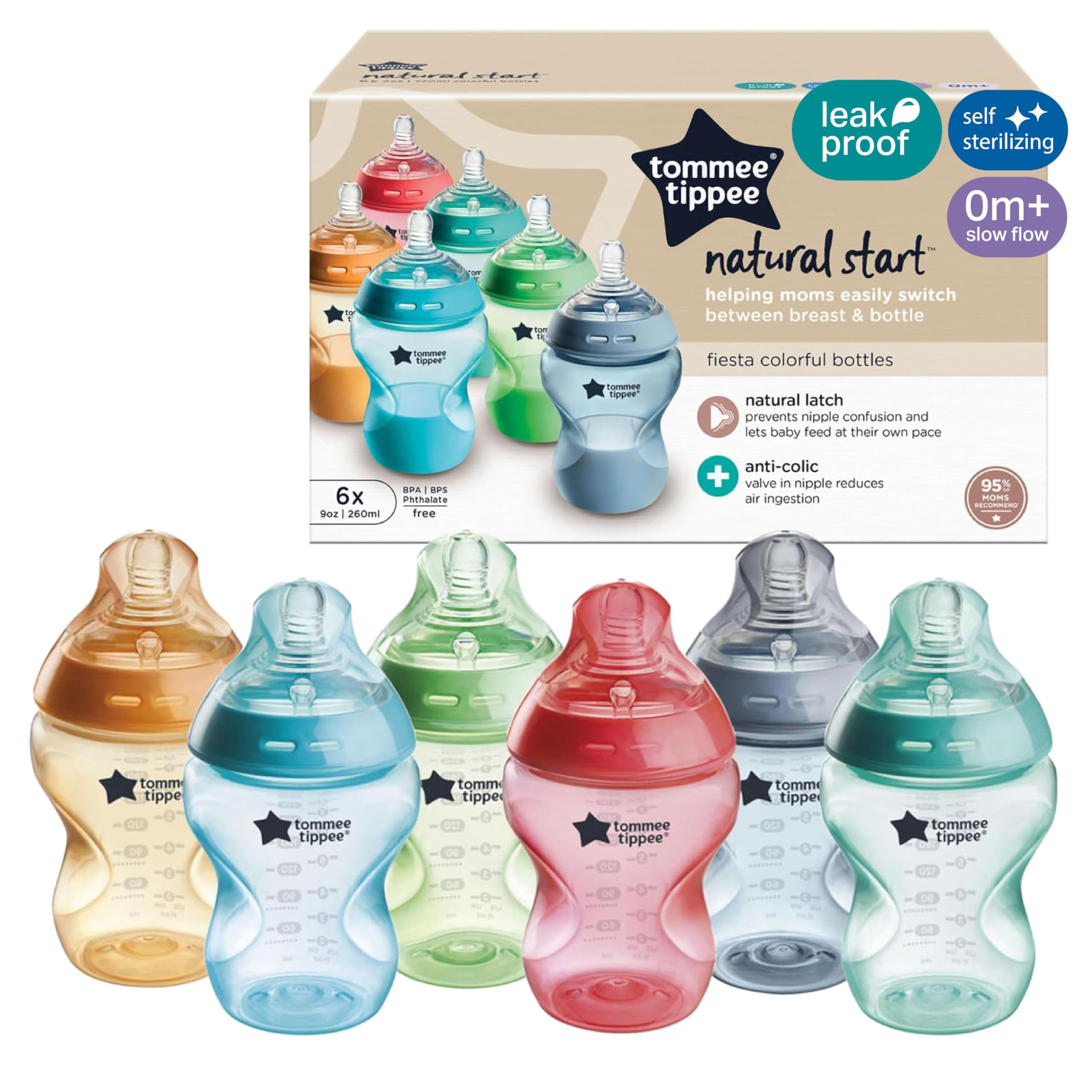 Tommee Tippee Natural Start 9oz 6-Pack