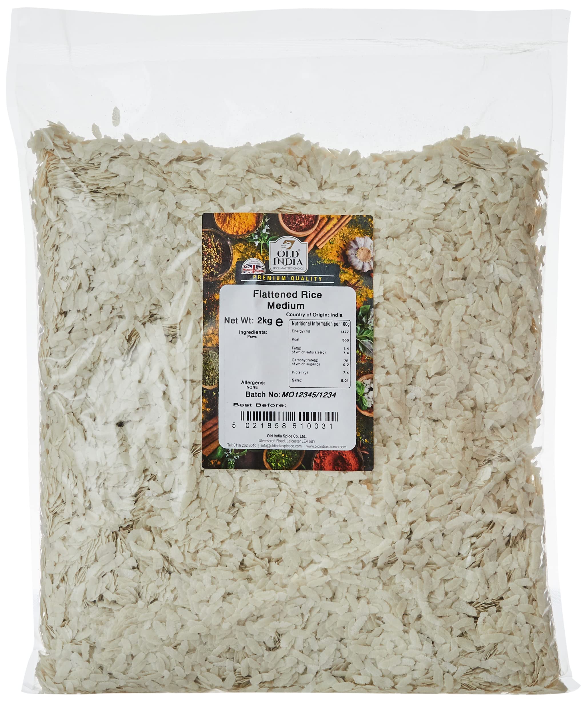 Old India Flattened Rice Medium 2kg