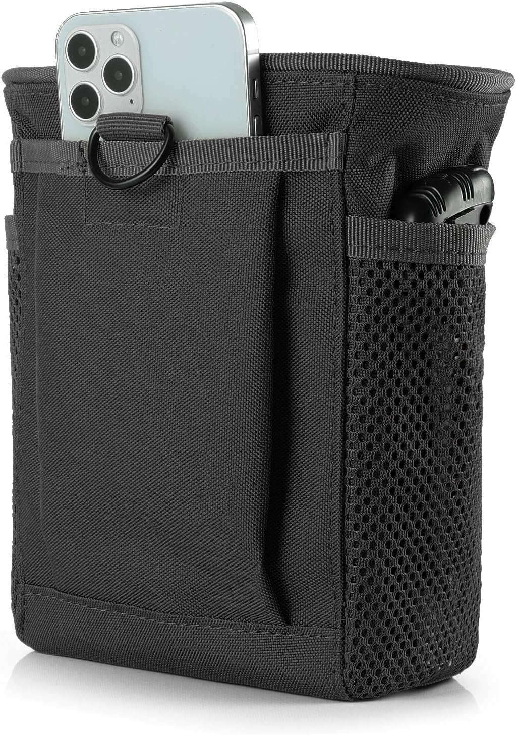 2 Pack Molle Pouches & 2 Pack Tactical Molle Drawstring Magazine Dump Pouches & 2 Pack Tactical MOLLE Water Bottle Pouches