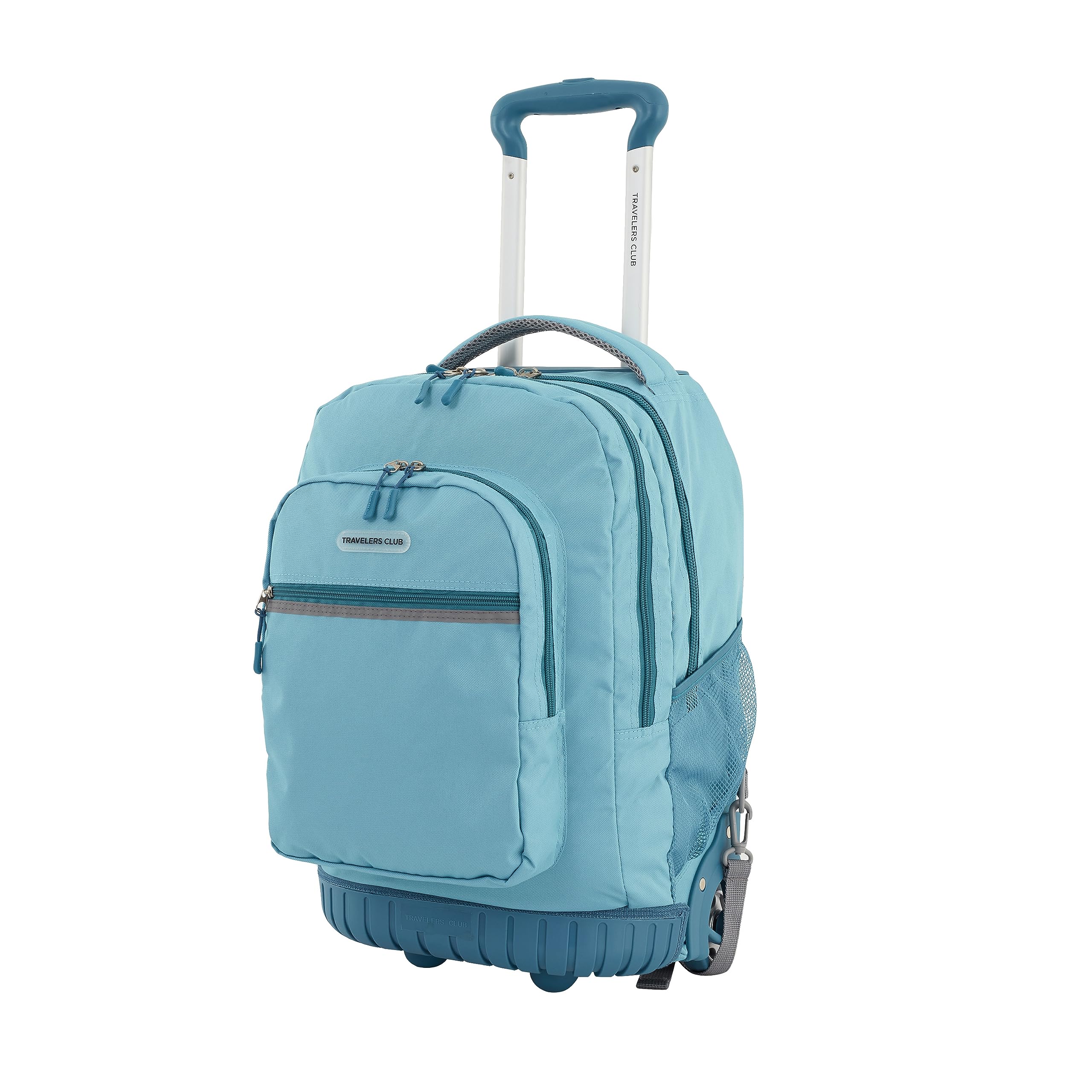 Travelers Club Plecak na kółkach 50,8 cm z kieszenią na laptopa, Aqua
