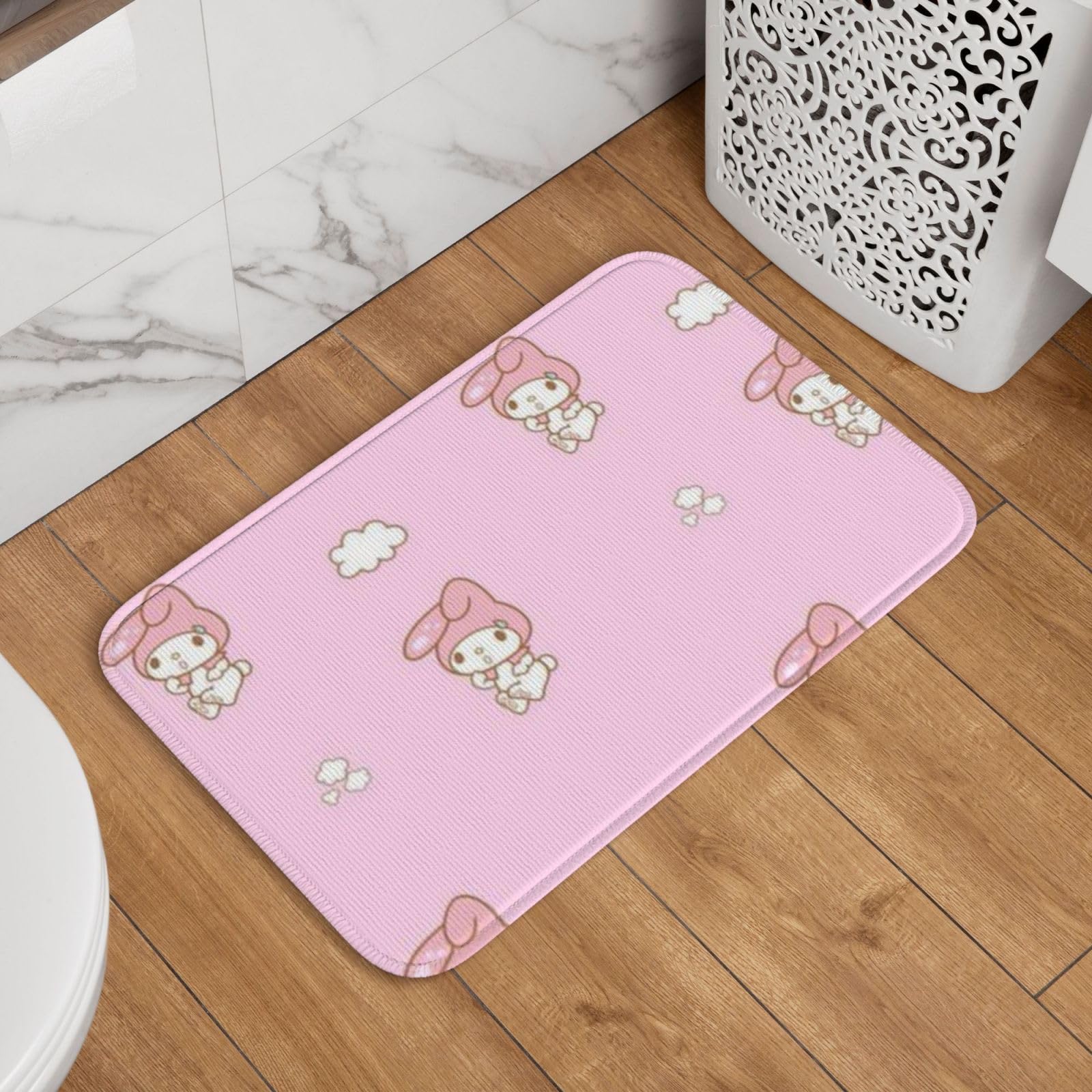 Amazon | マイメロディ バスマット かわいいバスルームマット 速