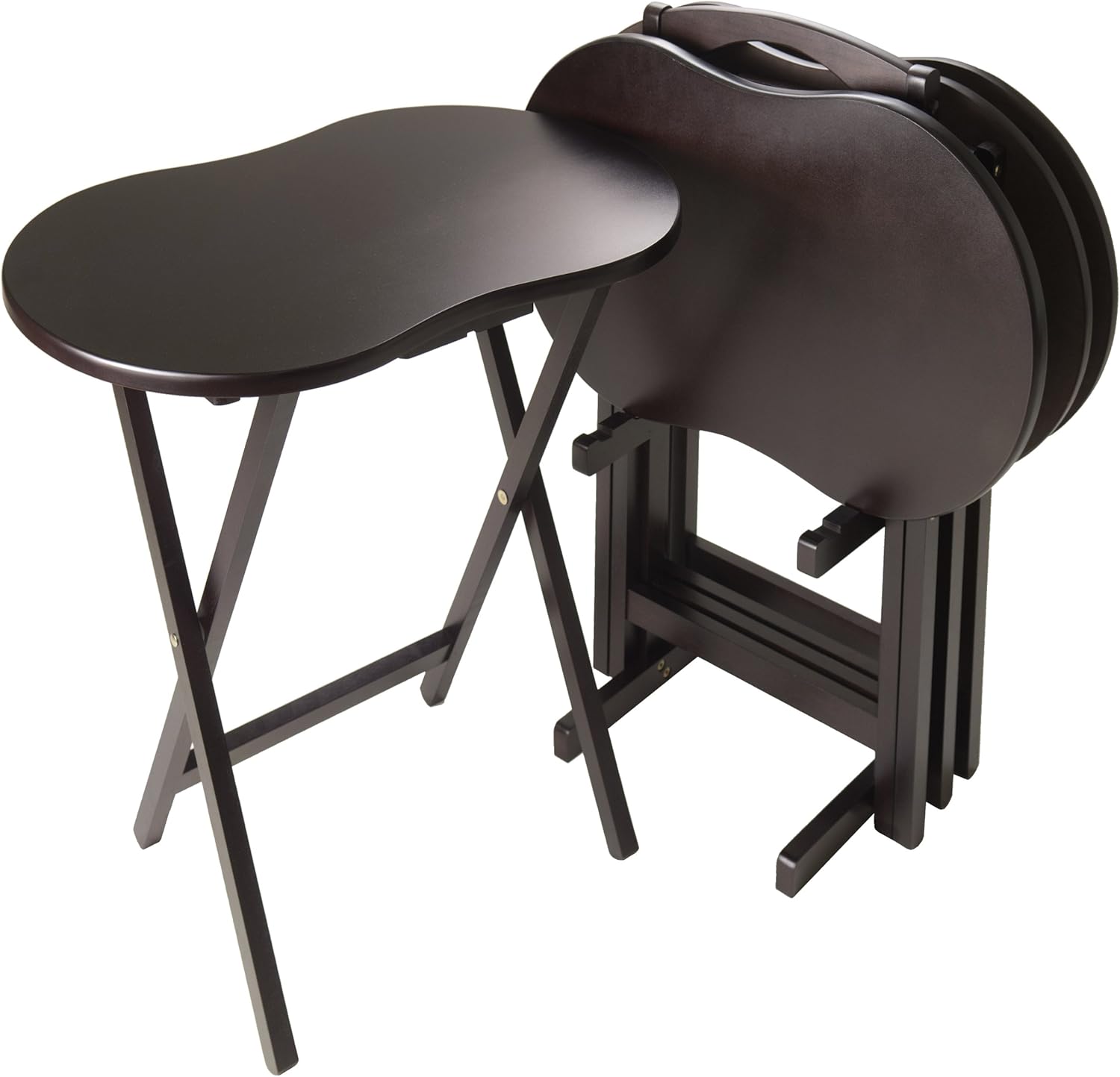 Winsome Skippy Snack Table, Dark Espresso