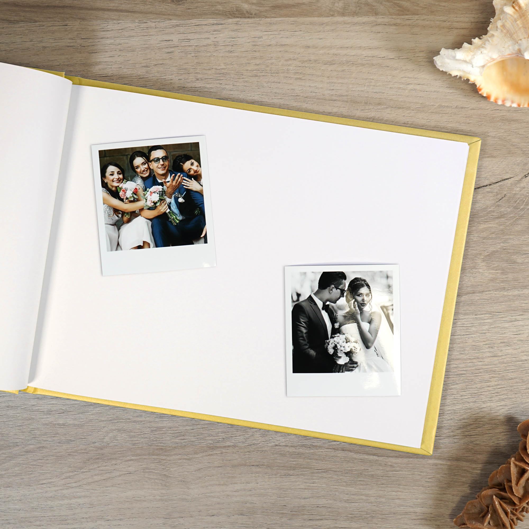 PHOTOCITY Libro degli Ospiti Matrimonio, Guest Book Matrimonio Personalizzato, Copertina Rigida Personalizzabile con Effetto 3D, Interno Bianco per Le dediche (Matrimonio/Anniversario)