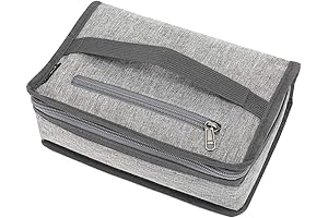 FlowFly Mini Insulated Lunch Bag for Small Kids, Heather Grey