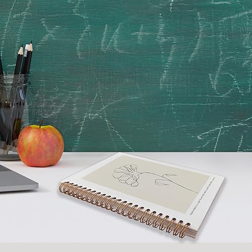 Miniatura 8 de VNWEK Escritura bíblica Mateo 53-16 Blessed are the Poor in Spirit Dios huellas dactilares cuaderno espiral diario de 5.5 x 8.3 pulgadas, cuaderno