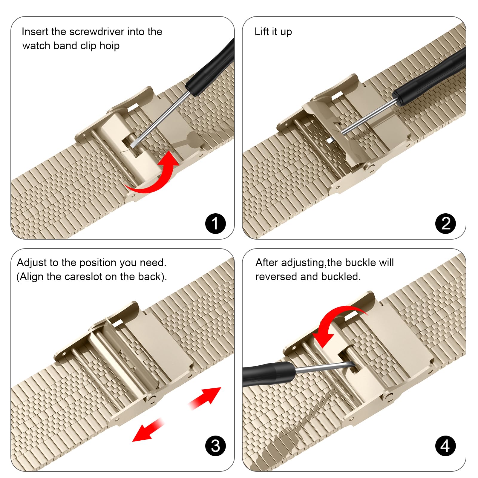 Cinturino per Amazfit GTS, 20mm Cinturino in Acciaio Inossidabile in Metallo Cinturino per Amazfit GTS 4, GTS 4 Mini, GTS 2, GTS 2 Mini, GTS 3, Amazfit Bip, Bip 3, Bip3 Pro, Bip U, Bip U Pro, GTR Mini