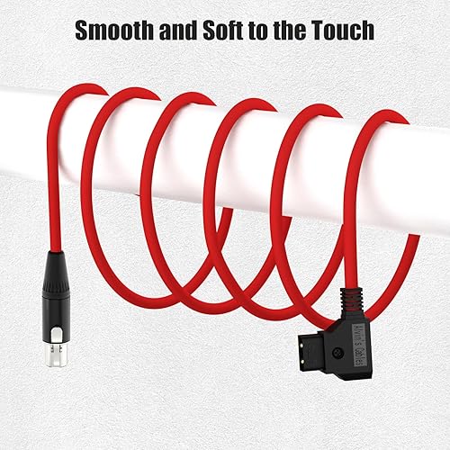 Miniatura 5 de Arri Rojo cámaras 12V TV Logie Monitor Power Cable dtap a Mini XLR 4Pin Female