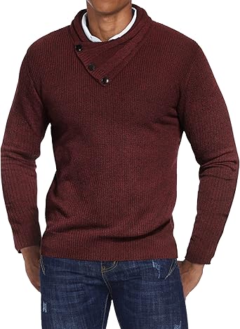 cowl neck sweater men