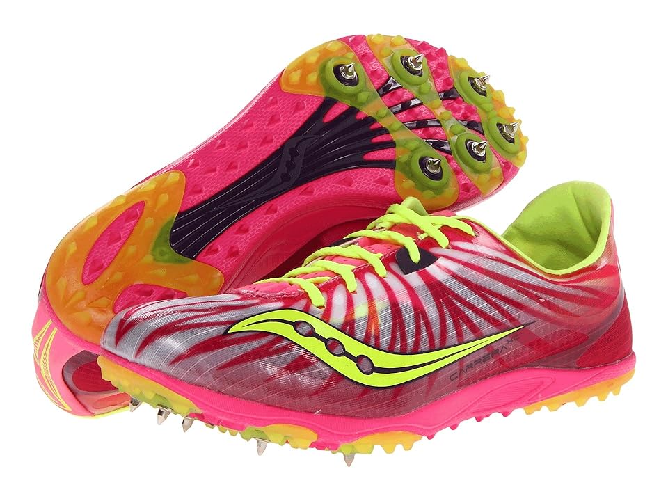

Saucony Carrera XC W (Pink/Citron) Women's Running Shoes