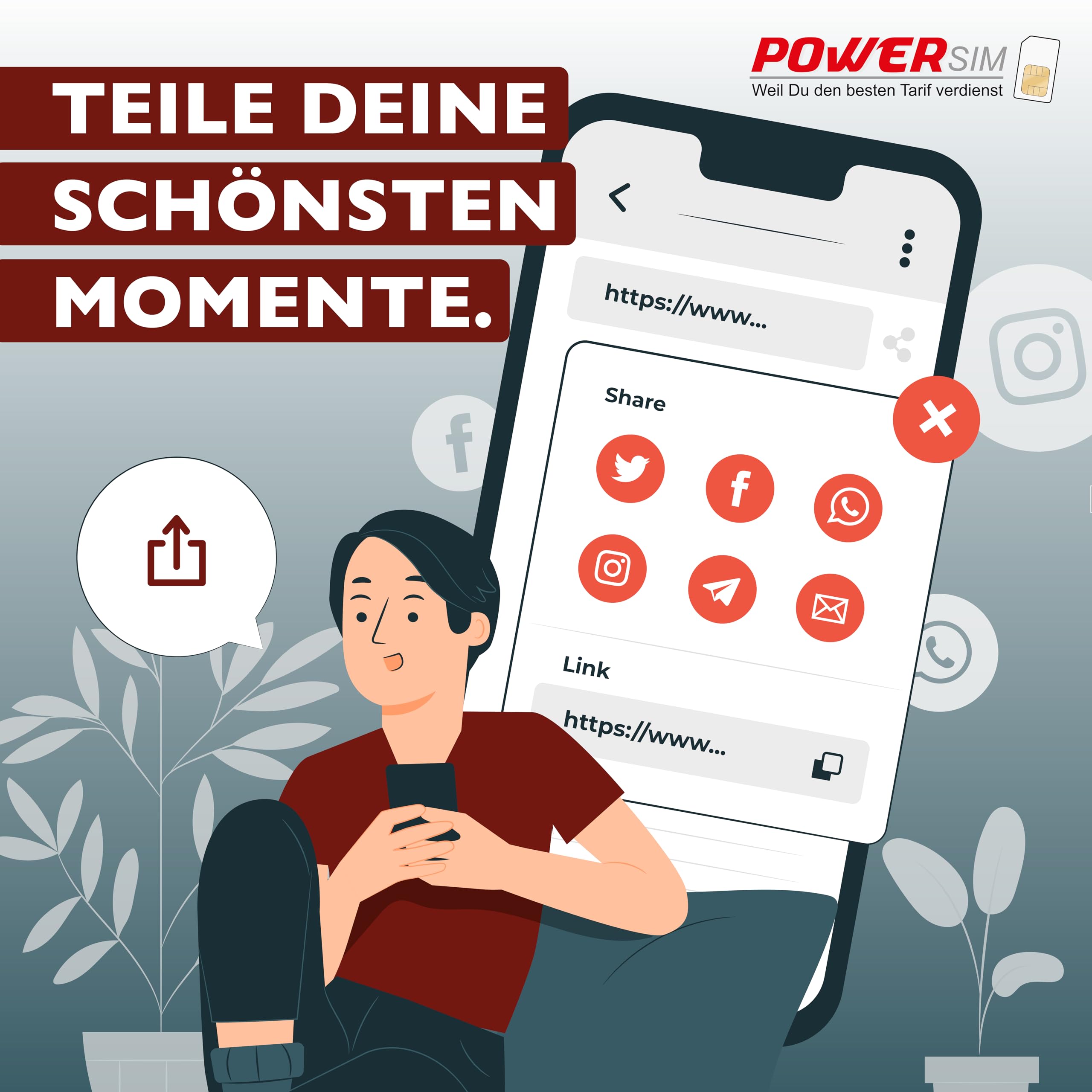 Daten SIM von Power Sim für Kanada Prepaid 30 GB
