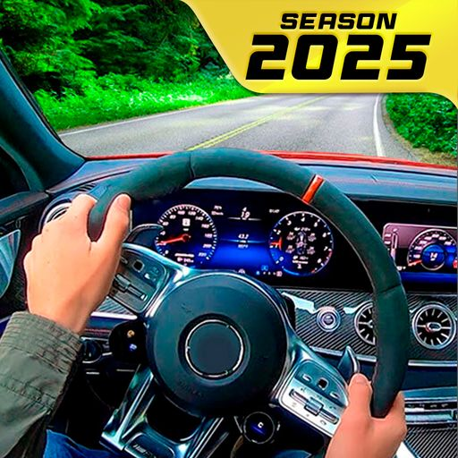Racing in Car 2021. New game version 2025. Realistic car traffic simulator