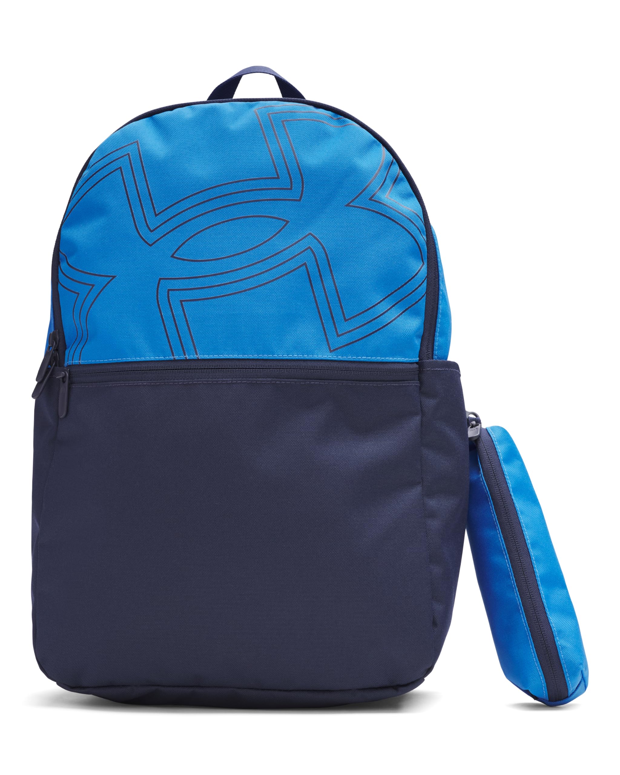 Under Armour  Adults Essential Print Backpack - Blue Atlantis