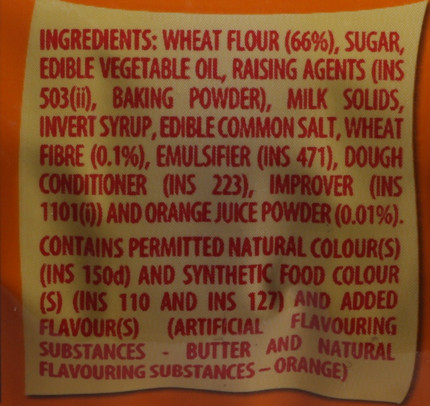 Sunfeast Biscuit - Orange, 100g Pack - Image 3 thumbnail