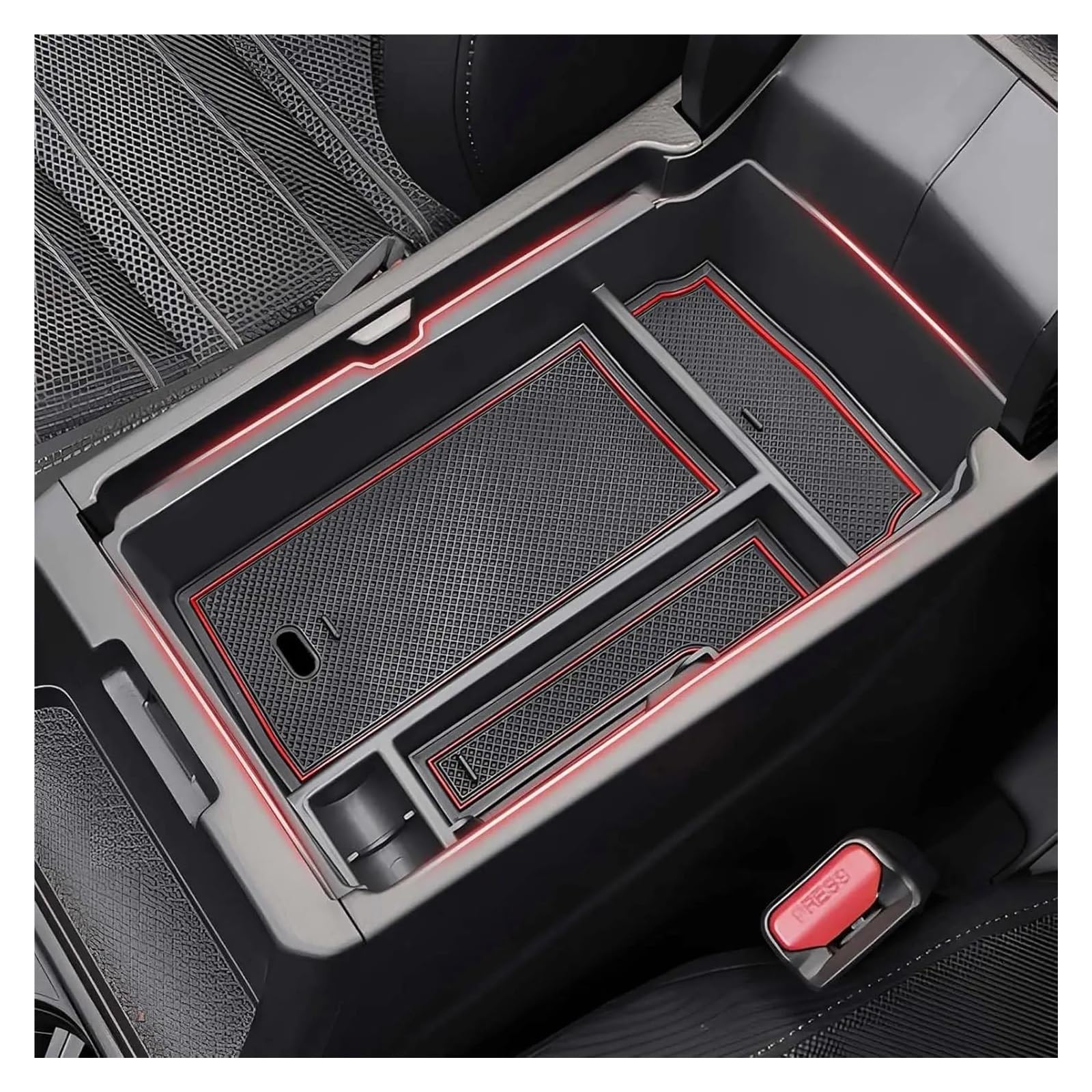 AHRPKAMERD Centre Console Organiser Tray For 2023-2026 For CR-V For CRV Center Console Organizer Armrest Storage Box Secondary Insert Tray Armrest Storage Box