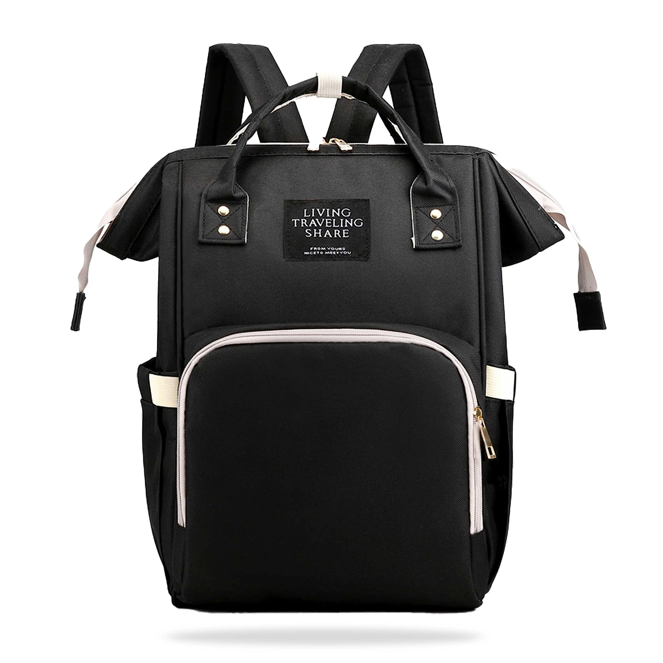 Bembika Diaper Bags For Mom And Dad Kids Diaper Bags For Travel Backpack For Multi-Function Waterproof And Large Capacity-image-4