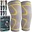 Modvel Compression Knee Brace for Women & Men, 2-Pack Knee Brace for Running Knee Pain, Knee Support Compression Sleeve, Workout Sports Knee Braces for Meniscus Tear, ACL & Arthritis Pain Relief