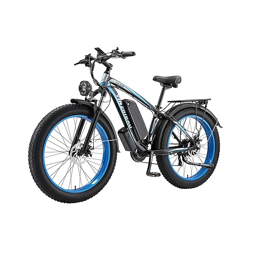 YinZhiBoo SMLRO Electric Bike E-Bike Fat Tire Electric Bicycle 26" 4.0 Adults Ebike 1000W Removable 48V/13AH Battery Shimano 21-Speed Shifting for Trail Riding/Excursion/Commute UL and GCC Certified