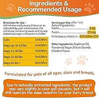 Vista 4 de Antidiarreico para perros Pasta probiótica de pectina de caolín para perros, antidiarreico para gatos Probiótico para cachorros que apoya