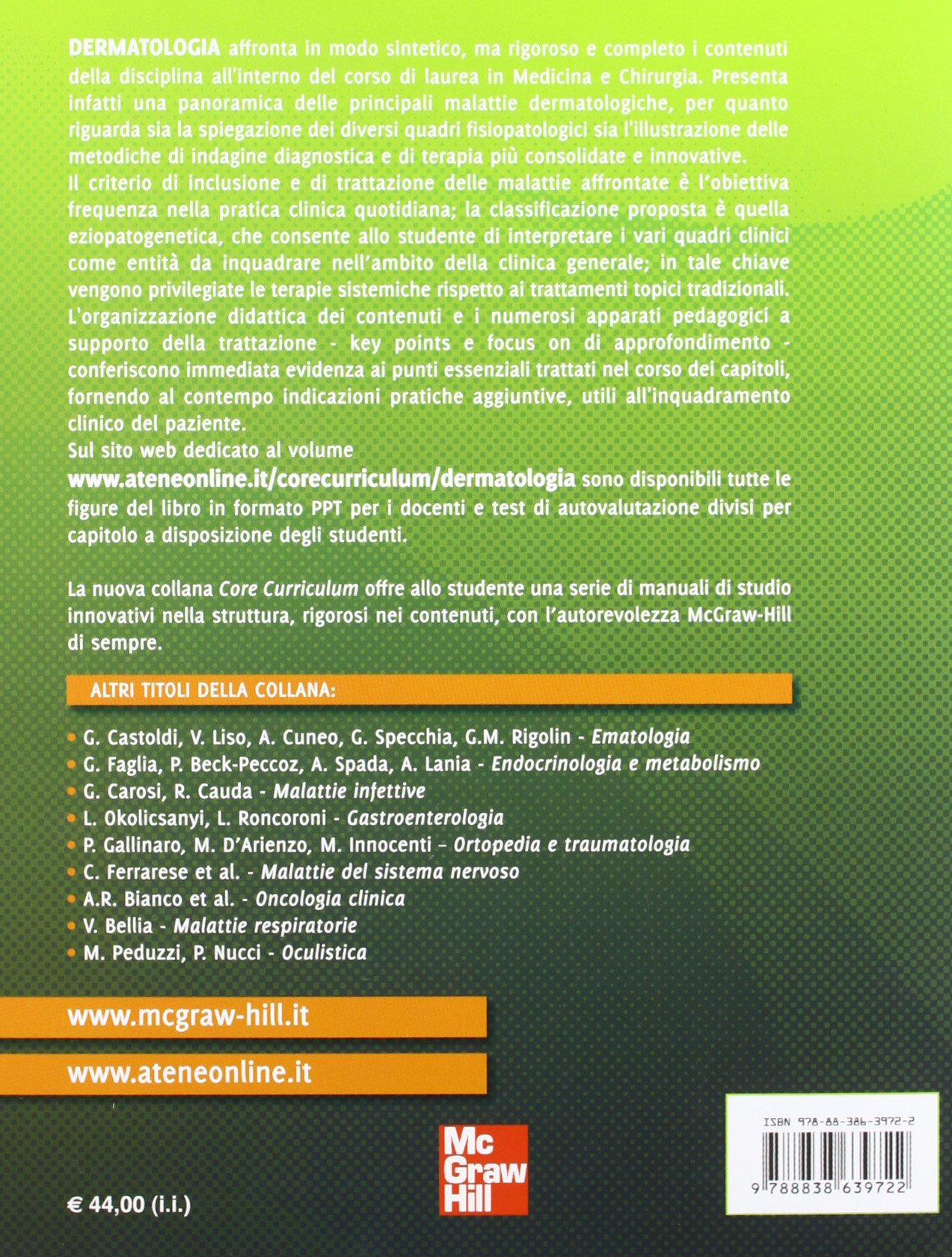 Core curriculum. Dermatologia