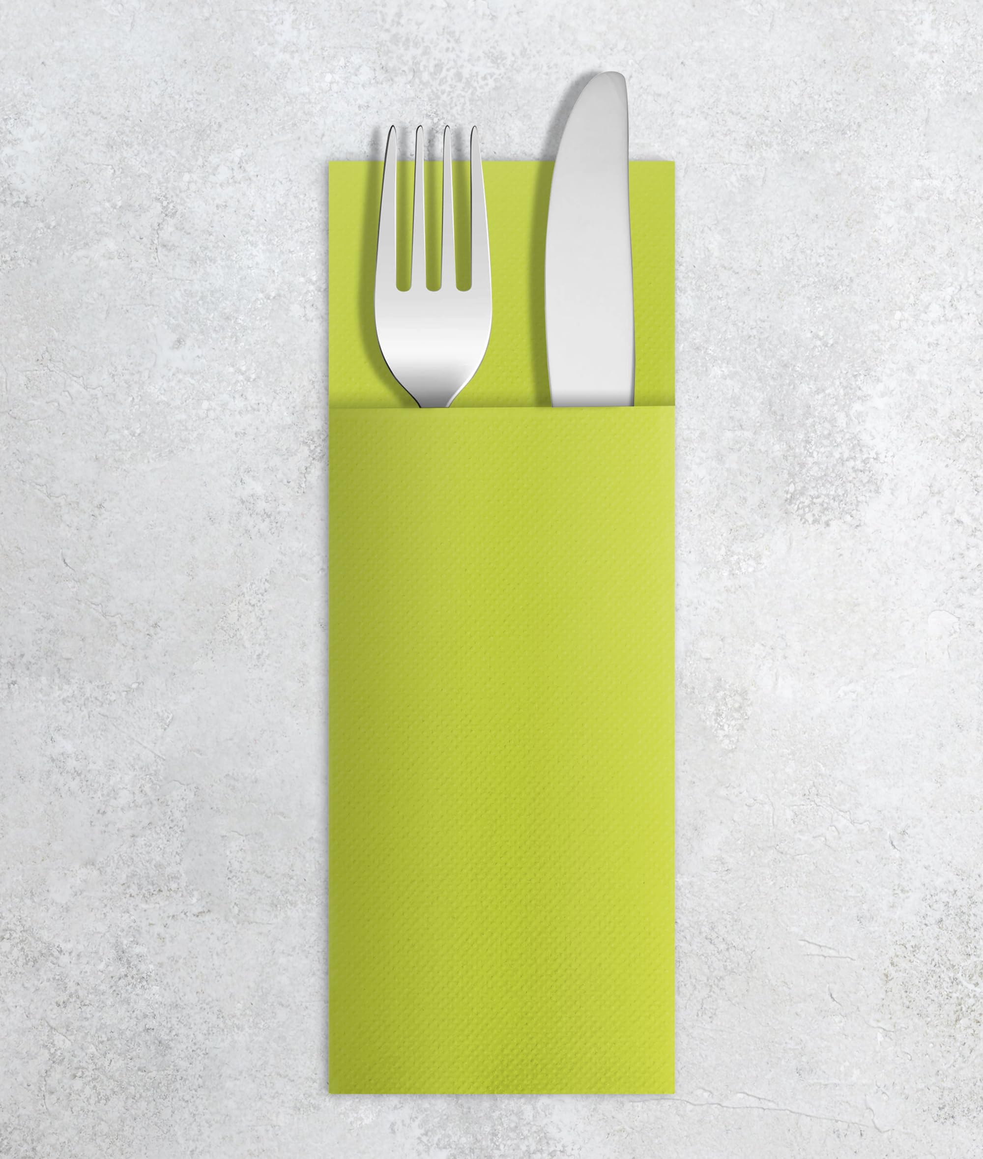 VelaHub Airlaid 50 Cutlery Napkins, High-Quality Disposable Napkins, 32 x 40 cm, Black