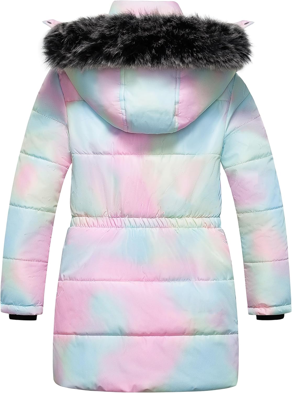 Chrisuno Girl's Long Parka Warm Winter Coat Water Resistant Quilted Puffer Jacket Snow Outwear - Image 2
