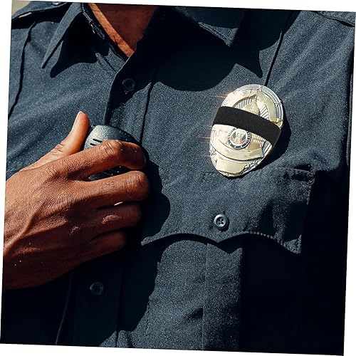 Miniatura 8 de Yardwe 32 unidades de bandas de brazo de fútbol, banda elástica funeraria de memoria, brazalete funerario de muerte, brazalete de memoria, oración