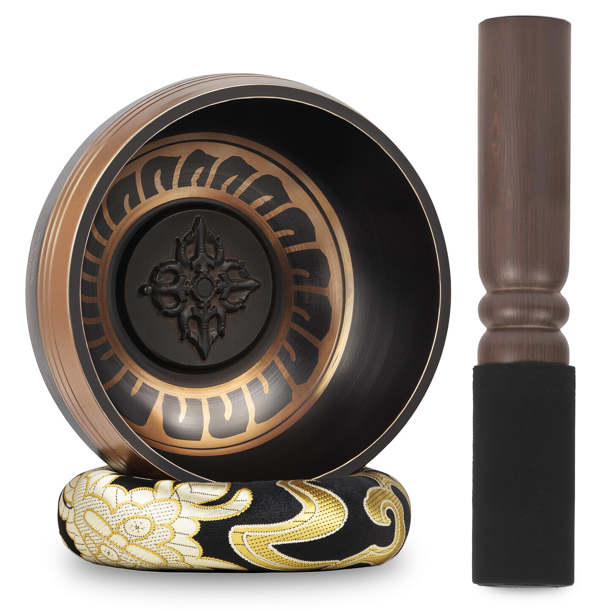 3.54In Tibetan Singing Bowl Set Handmade in Nepal Sound Bowl for Yoga,Meditation,Mindfulness and Relaxations