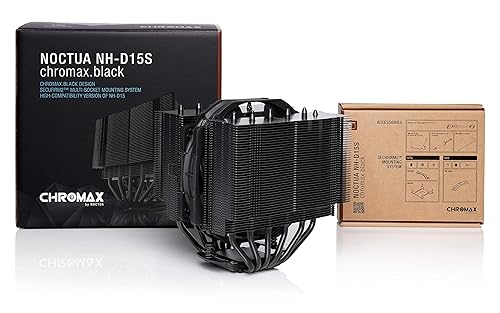 Noctua NH-D15S chromax.Black CPU Cooler with NA-HC4 chromax.White heatsink Covers - Thumbnail 2