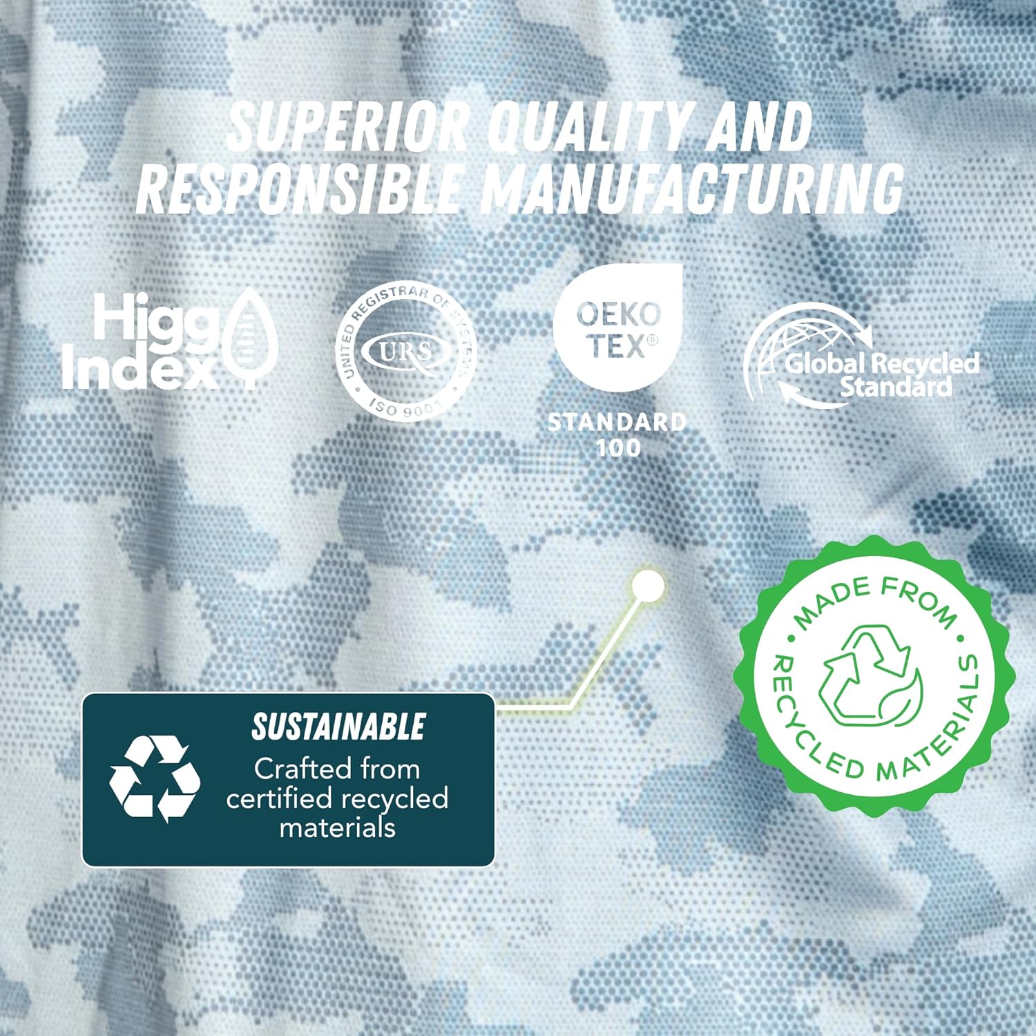 Men's UPF 50+ Fishing & Outdoor Performance Hoodie - 92% Recycled Materials Moisture Wicking Thumbholes Sun Protection - Image 5