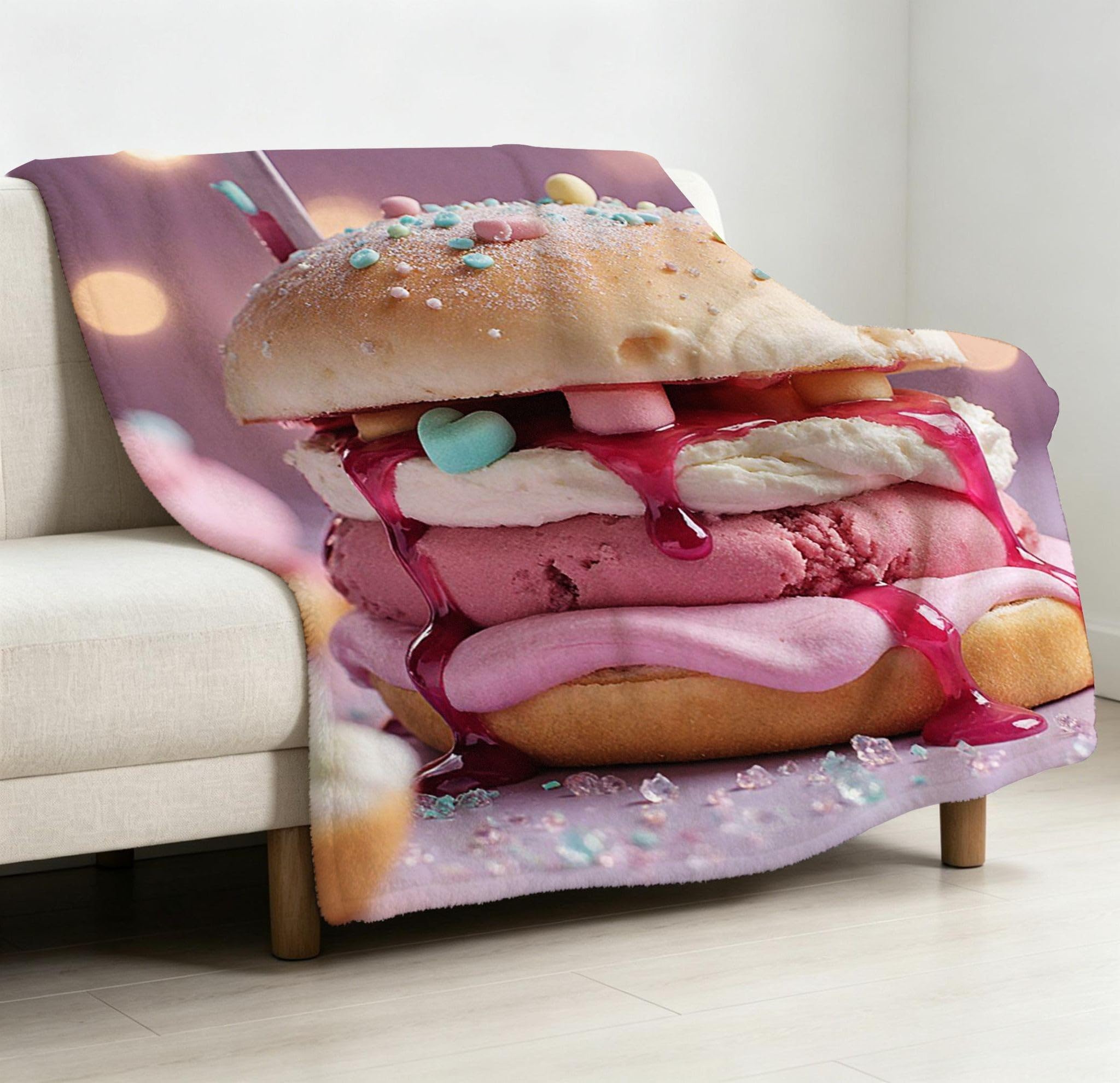 Coperta Pile Matrimoniale 240x260 cm Dolce Rosa, Coperta XXL Super Morbida Multiuso Come Copriletto o Plaid da Salotto, Calda e Leggera, Protezione dal Freddo, AW1470