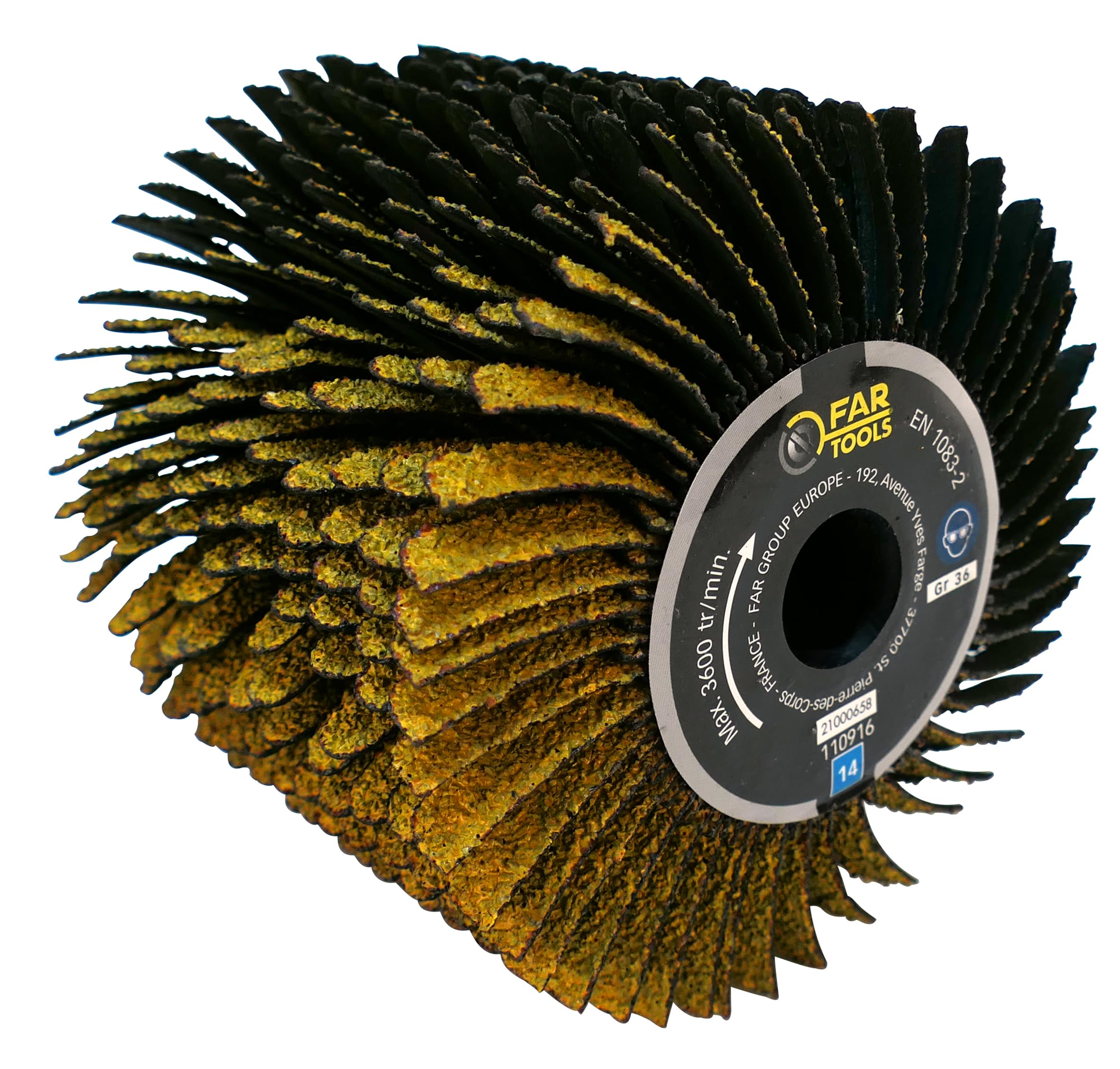 Bürste für Schleifbänder Körnung 36 Ø 120 mm/L 100 mm