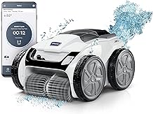 Polaris VRX iQ+ Smart Robotic Pool Cleaner with iAquaLink Control, Extra Long 70 Cable w/Tangle reducing Swivel, Large Debris Canister and 7 Cleaning Modes