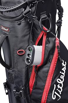 Titleist BKRD TB20SX5-BKRD Players 4 Carbon Stand Bag, Black x Red